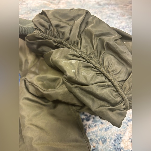 Uncle Ralph Dark Green Bomber Jacket, size Large - Picture 5 of 7